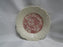 Coalport Oakhill Pink, Floral, Embossed Border: 5 3/4" Saucer, Crazing