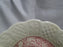 Coalport Oakhill Pink, Floral, Embossed Border: 5 3/4" Saucer, Crazing