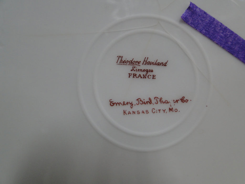 Haviland (Limoges) Schleiger 146, Gold Daubs: Coupe Soup Bowl, 7 1/2", As Is