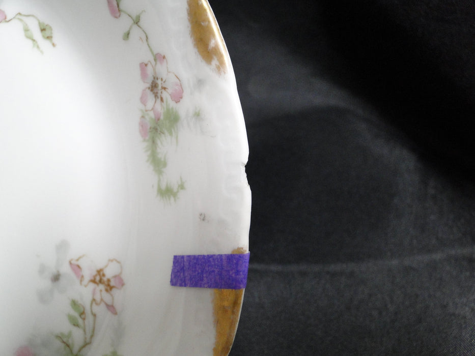 Haviland (Limoges) Schleiger 146, Gold Daubs: Coupe Soup Bowl, 7 1/2", As Is