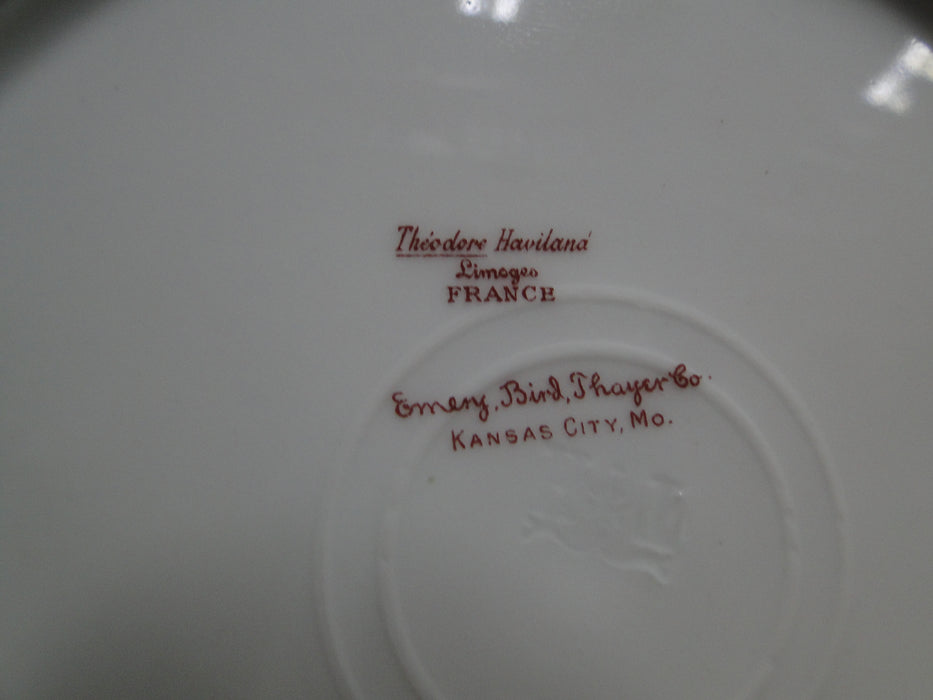 Haviland (Limoges) Schleiger 146, Gold Daubs: Coupe Soup Bowl, 7 1/2", As Is