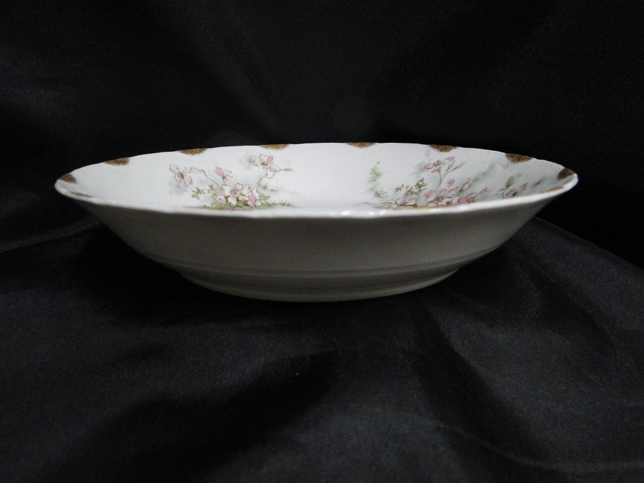 Haviland (Limoges) Schleiger 146, Gold Daubs: Coupe Soup Bowl, 7 1/2", As Is