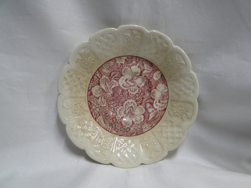 Coalport Oakhill Pink, Floral, Embossed Border: 5 3/4" Saucer, As Is