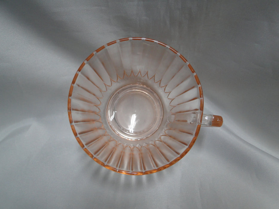 Macbeth Evans Petalware Pink: Cup & Saucer Set, 2 5/8" Tall