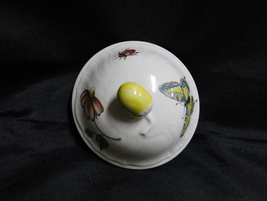 Villeroy & Boch Bouquet, Flowers, Insects: Coffee Pot & Lid, 8 7/8" Tall