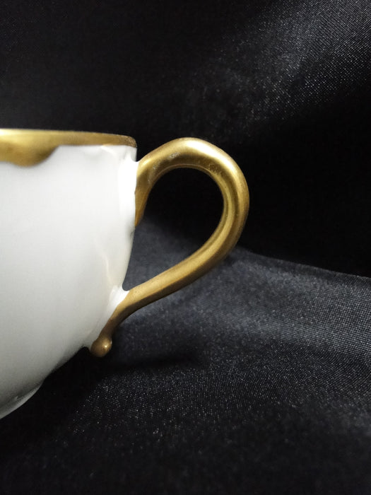Haviland (Limoges) Schleiger 15, Gold Drip & Trim: Cup & Saucer Set, 2 1/8"