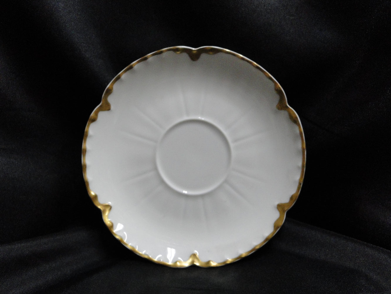 Haviland (Limoges) Schleiger 15, Gold Drip & Trim: 5 1/2" Saucer (s) Only
