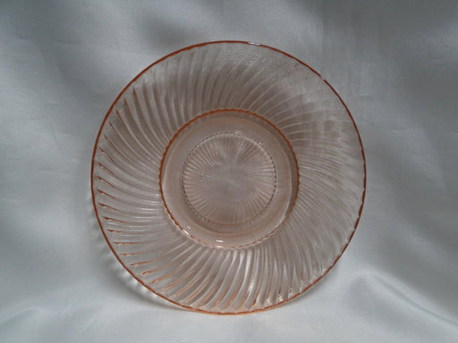 Federal Diana Pink, Swirl Design: Bread Plate or Saucer (s), 5 5/8"