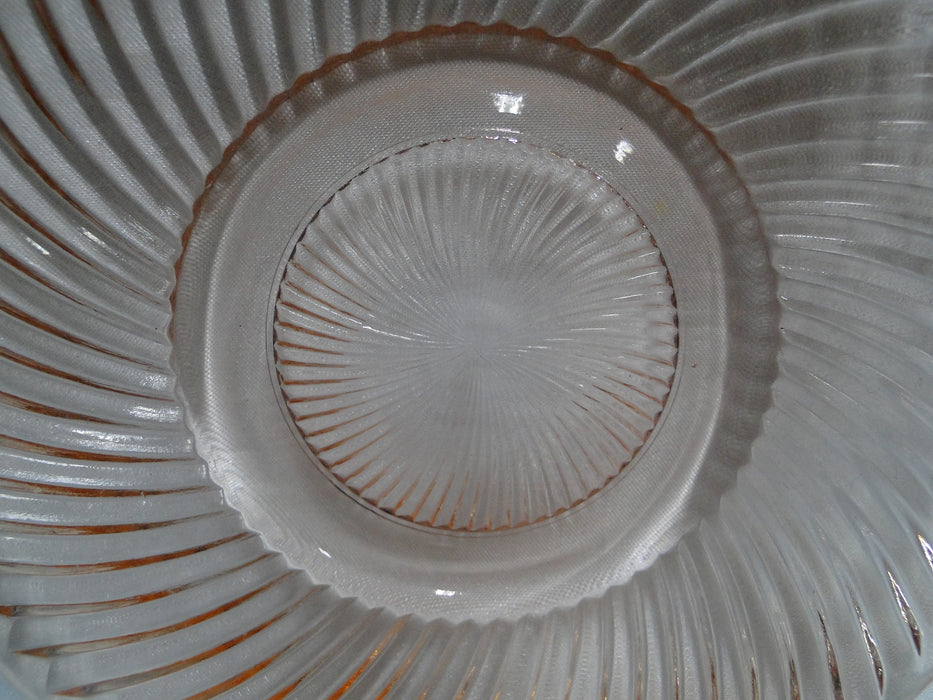 Federal Diana Pink, Swirl Design: Bread Plate or Saucer (s), 5 5/8"