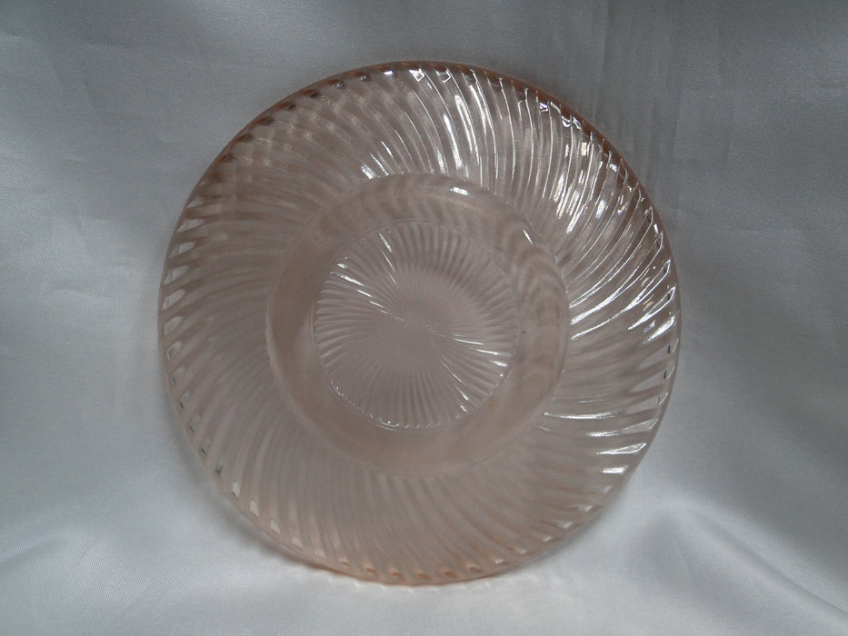 Federal Diana Pink, Swirl Design: Bread Plate or Saucer (s), 5 5/8"