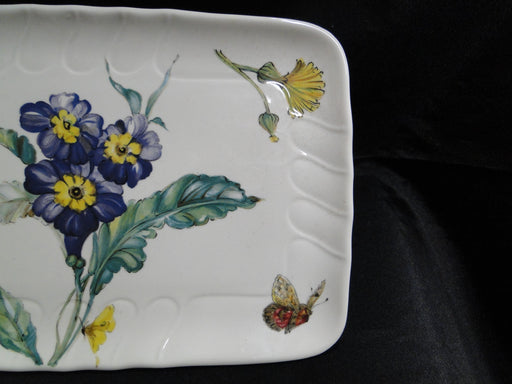 Villeroy & Boch Bouquet, Flowers, Insects: Butter Tray (s), 8 1/8" x 5 5/8"