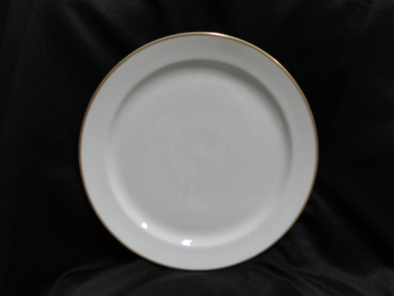 Haviland (Limoges) White w/ Gold Trim: Round Serving Platter, 12 3/4"