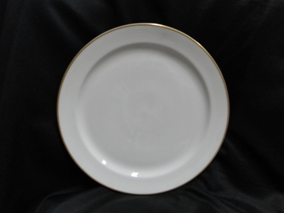 Haviland (Limoges) White w/ Gold Trim: Round Serving Platter, 12 3/4"