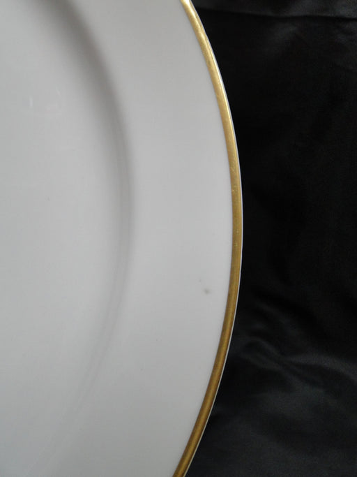 Haviland (Limoges) White w/ Gold Trim: Round Serving Platter, 12 3/4"