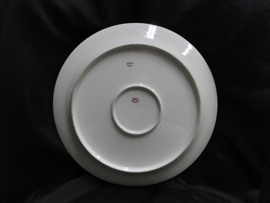 Haviland (Limoges) White w/ Gold Trim: Round Serving Platter, 12 3/4"