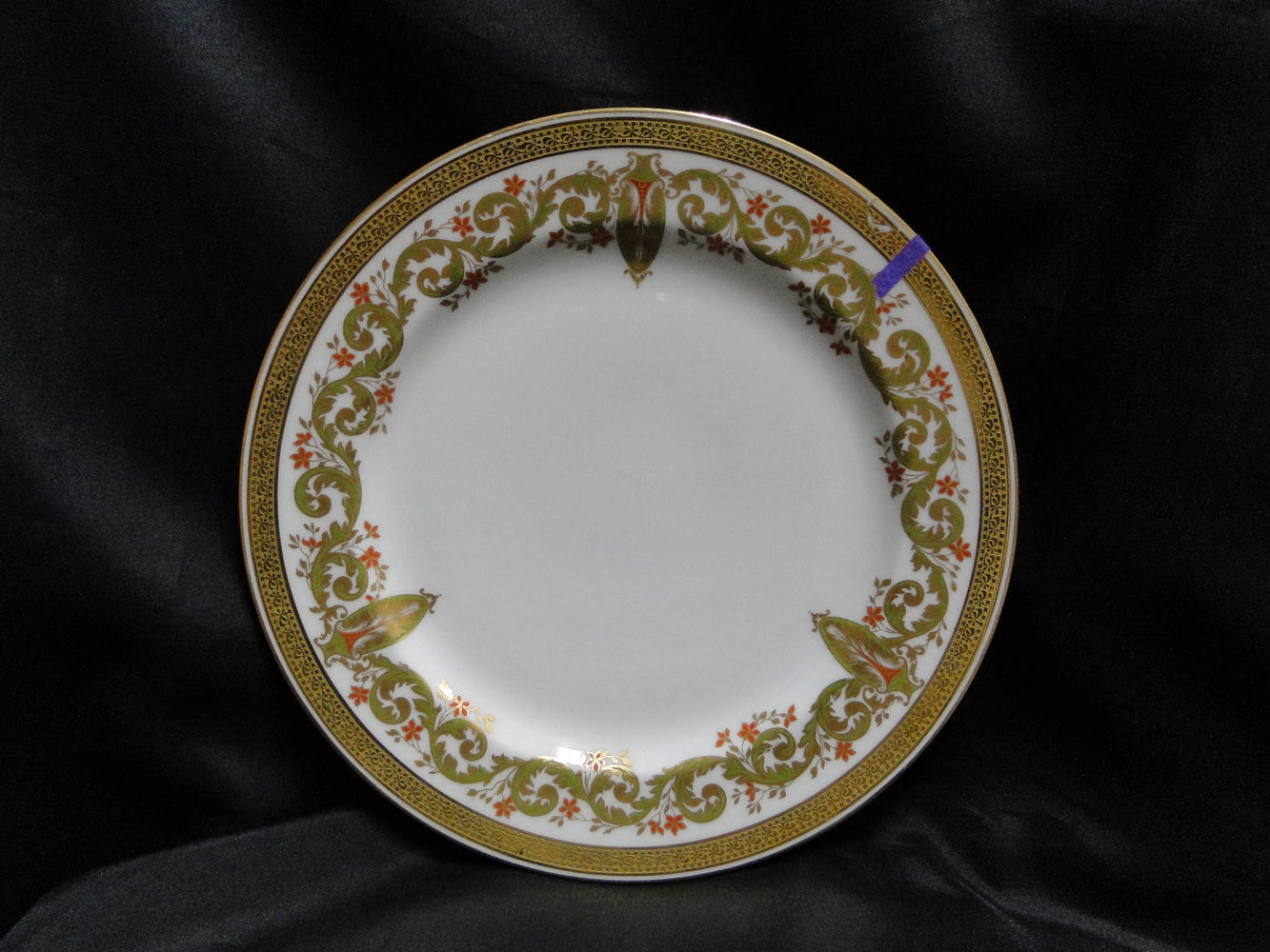 Haviland (Limoges) H1825, Gold Encrusted: Dinner Plate (s), 9 5/8", As Is