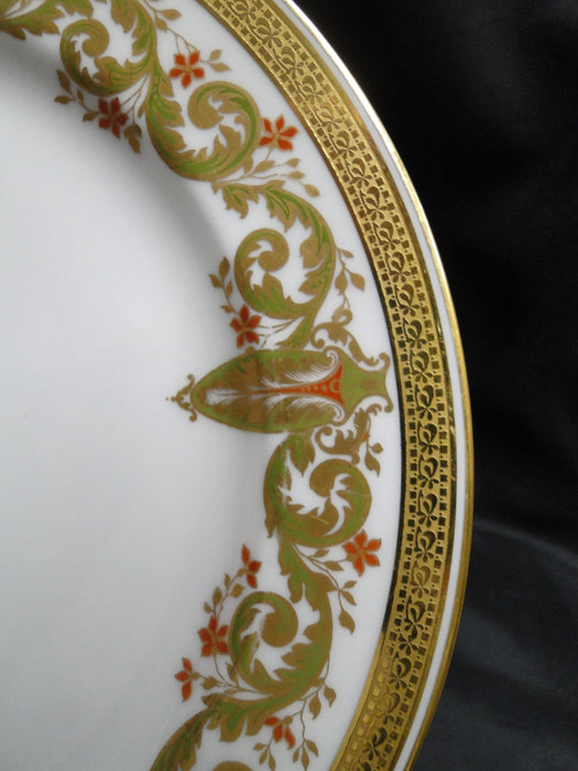 Haviland (Limoges) H1825, Gold Encrusted: Dinner Plate (s), 9 5/8", As Is