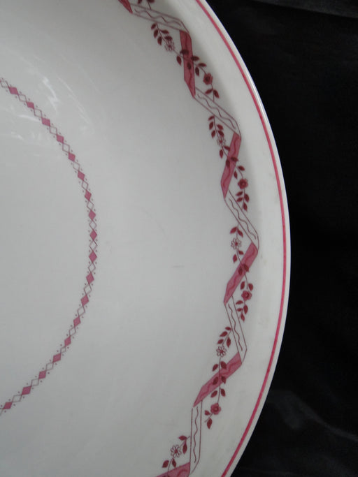 Haviland (New York) Holmsford, Pink Design: Round Serving Platter, 12.5", As Is