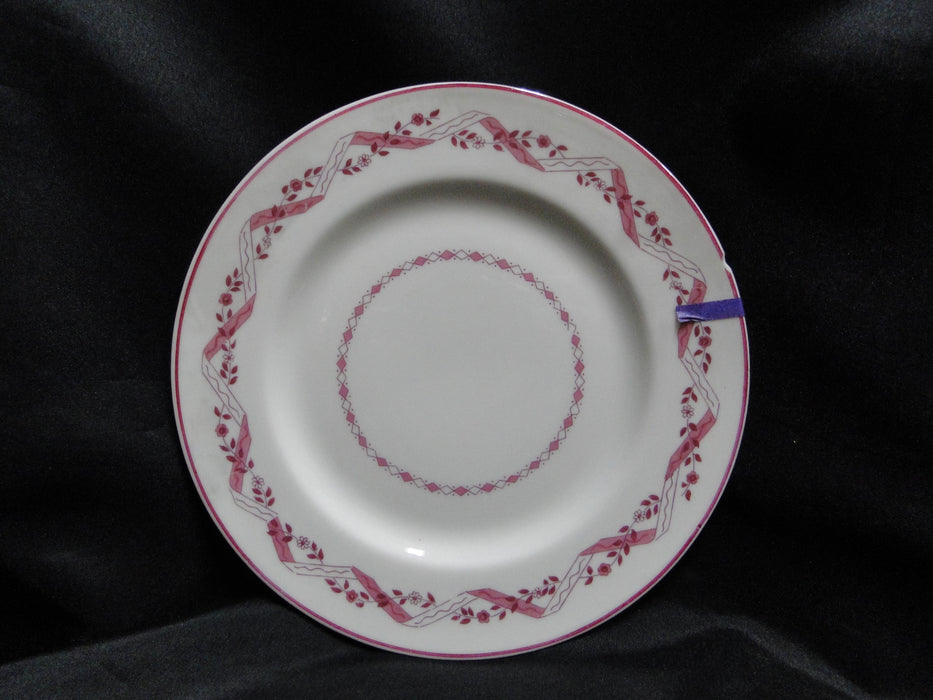 Haviland (New York) Holmsford, Pink Design: Salad Plate (s), 7 1/2", As Is