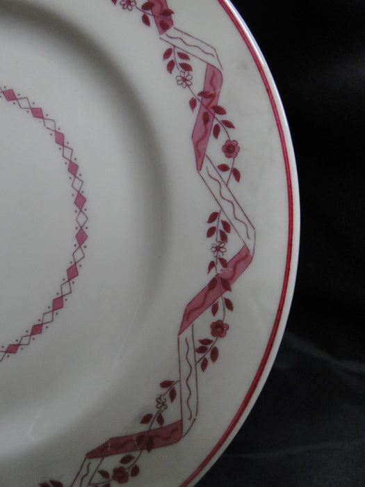 Haviland (New York) Holmsford, Pink Design: Salad Plate (s), 7 1/2", As Is