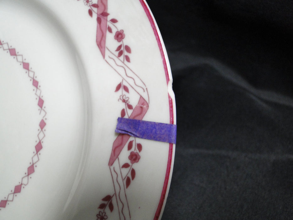 Haviland (New York) Holmsford, Pink Design: Salad Plate (s), 7 1/2", As Is