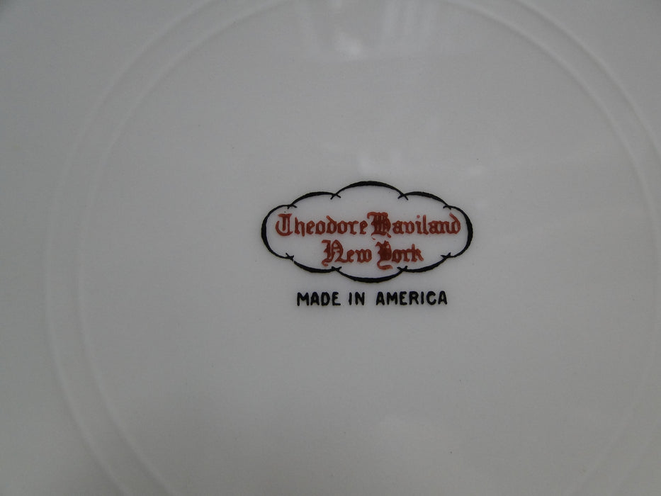 Haviland (New York) Holmsford, Pink Design: Salad Plate (s), 7 1/2", As Is