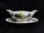 Villeroy & Boch Bouquet, Flowers, Insects: Gravy Boat w/ Attached Underplate