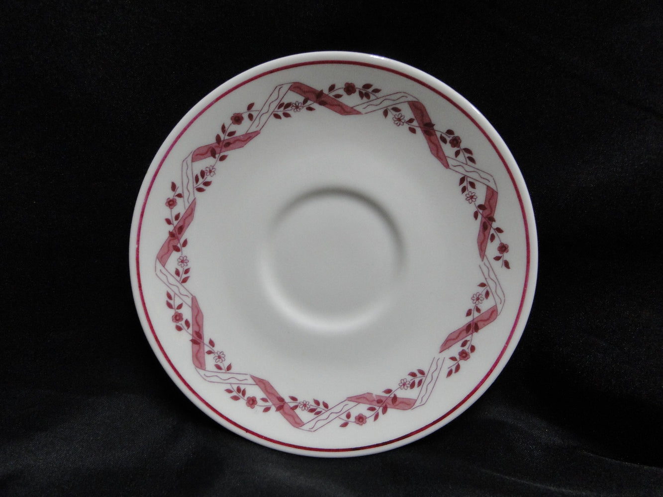 Haviland (New York) Holmsford, Pink Design: 5 3/4" Saucer Only, No Cup
