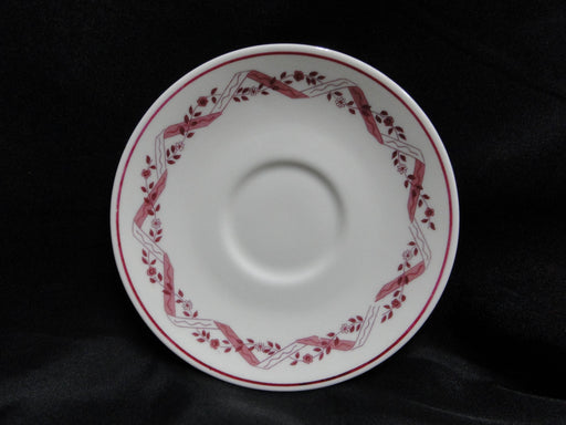 Haviland (New York) Holmsford, Pink Design: 5 3/4" Saucer Only, No Cup
