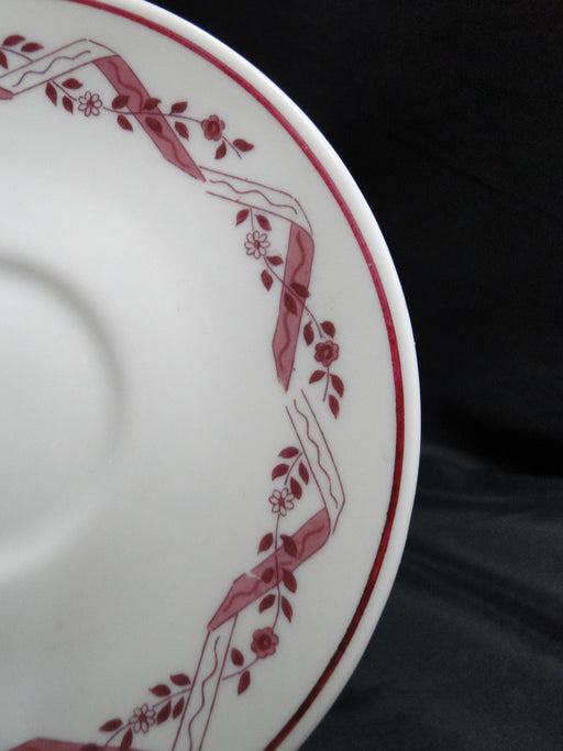 Haviland (New York) Holmsford, Pink Design: 5 3/4" Saucer Only, No Cup