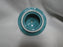Grace's Teaware Teal w/ Gold Trim, Fluted: Sugar Bowl & Lid, 5" Tall