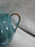 Grace's Teaware Teal w/ Gold Trim, Fluted: Sugar Bowl & Lid, 5" Tall