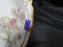 Haviland (Limoges) Schleiger 235e, Pink & Green: Crescent Bone Plate, 6"
