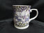 Grace's Teaware Purple Florals on White: Mug (s), 4" Tall