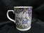 Grace's Teaware Purple Florals on White: Mug (s), 4" Tall
