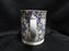 Grace's Teaware Purple Florals on White: Mug (s), 4" Tall