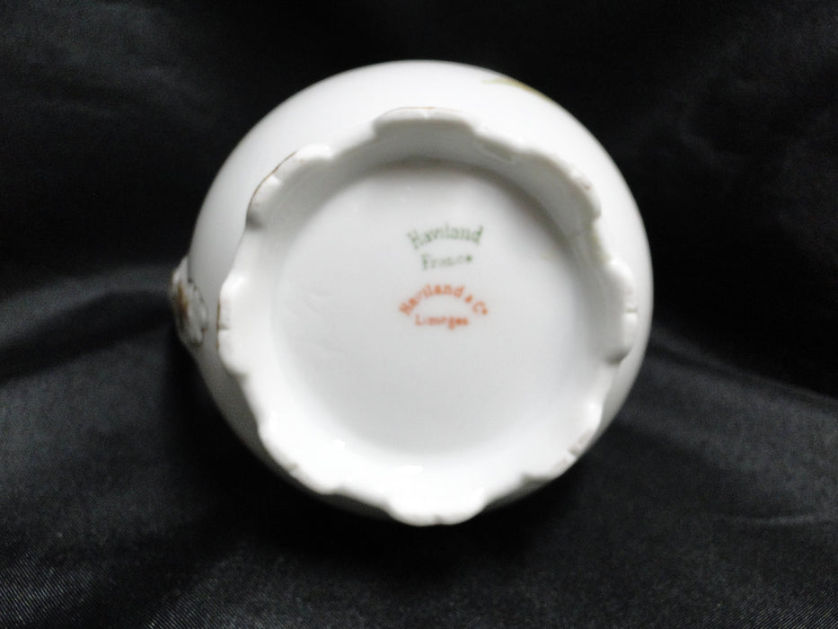 Haviland (Limoges) Schleiger 472g, Pink Carnations: Creamer, 4" Tall
