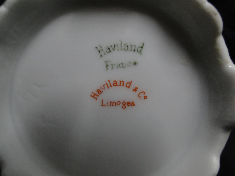 Haviland (Limoges) Schleiger 472g, Pink Carnations: Creamer, 4" Tall
