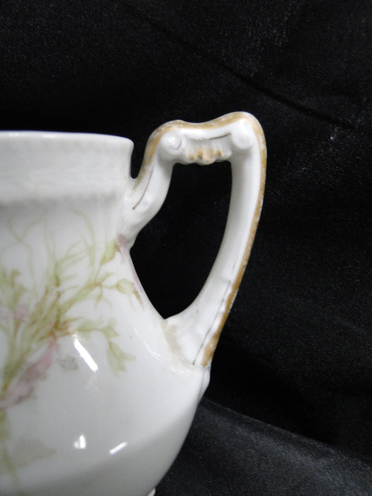 Haviland (Limoges) Schleiger 472g, Pink Carnations: Creamer, 4" Tall