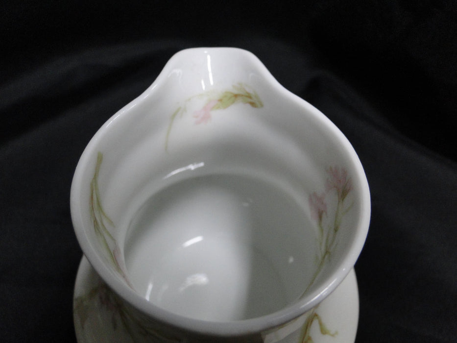 Haviland (Limoges) Schleiger 472g, Pink Carnations: Creamer, 4" Tall