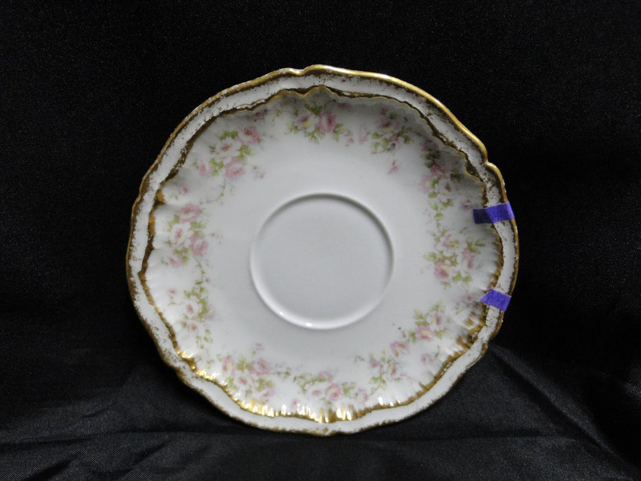 Haviland Schleiger 844, Double Gold Trim: 5 1/2" Saucer Only, No Cup, As Is