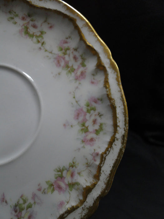 Haviland Schleiger 844, Double Gold Trim: 5 1/2" Saucer Only, No Cup, As Is