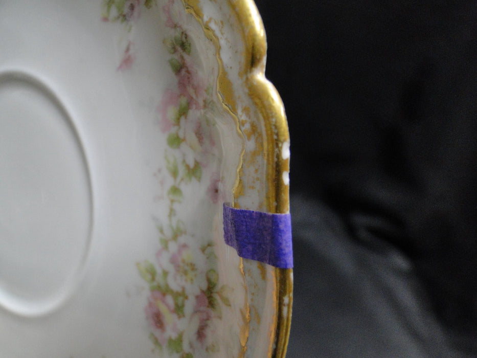 Haviland Schleiger 844, Double Gold Trim: 5 1/2" Saucer Only, No Cup, As Is