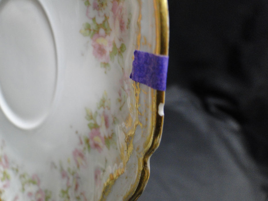 Haviland Schleiger 844, Double Gold Trim: 5 1/2" Saucer Only, No Cup, As Is