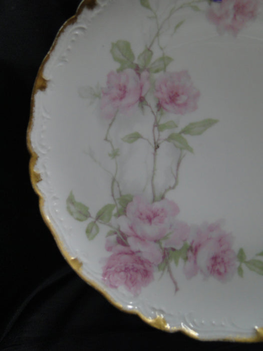 Haviland (Limoges) Schleiger 1151, Baltimore Roses: Salad Plate, 8 1/2", As Is
