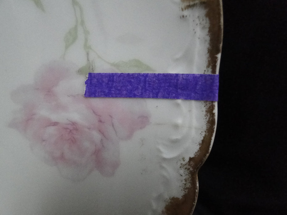 Haviland (Limoges) Schleiger 1151, Baltimore Roses: Salad Plate, 8 1/2", As Is