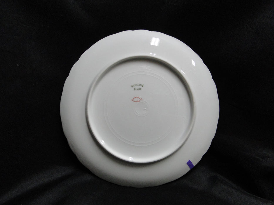 Haviland (Limoges) Schleiger 1151, Baltimore Roses: Salad Plate, 8 1/2", As Is