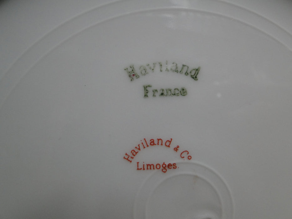 Haviland (Limoges) Schleiger 1151, Baltimore Roses: Salad Plate, 8 1/2", As Is