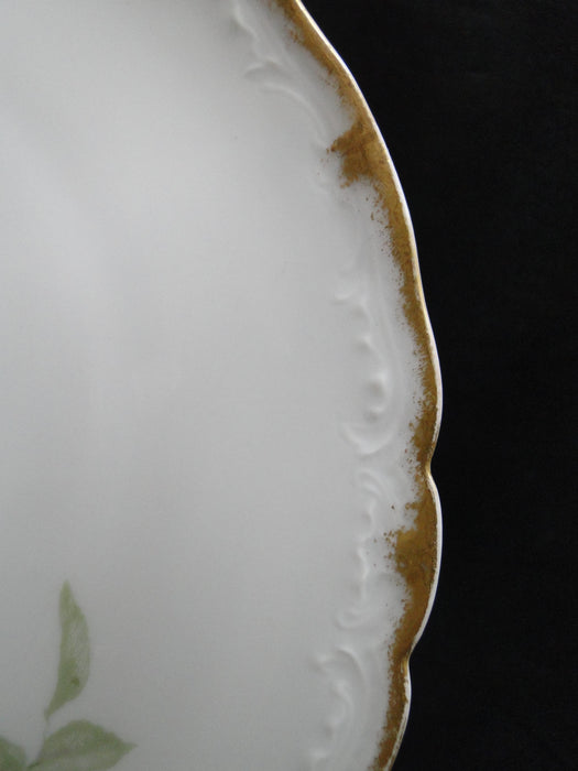 Haviland (Limoges) Schleiger 1151, Baltimore Roses: Salad Plate, 8 1/2", As Is
