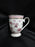 Grace's Teaware Pink Roses & Pink Band on White: Mug (s), 4 1/4" Tall